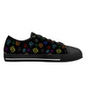 NerdyKeppie Scattered Dice Canvas Low Top Progress Pride Sneakers. 