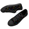 NerdyKeppie Scattered Dice Canvas Low Top Progress Pride Sneakers. 