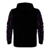 NerdyKeppie Scattered Dice Lightweight Bi Pride Zip Up Hoodie. 