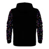 NerdyKeppie Scattered Dice Lightweight Genderfluid Pride Zip Up Hoodie. 
