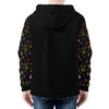 NerdyKeppie Scattered Dice Lightweight Lesbian Pride Zip Up Hoodie. 