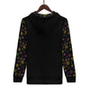NerdyKeppie Scattered Dice Lightweight Lesbian Pride Zip Up Hoodie. 