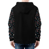 NerdyKeppie Scattered Dice Lightweight Trans Pride Zip Up Hoodie. 