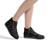 Scattered Stars Canvas Non-Binary Pride High Top Sneakers