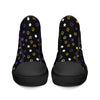 Scattered Stars Canvas Non-Binary Pride High Top Sneakers