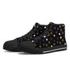 Scattered Stars Canvas Non-Binary Pride High Top Sneakers
