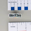 NerdyKeppie-Old English Acrylic Pronoun Pin-She/They