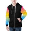 NerdyKeppie Soft Fade Lightweight Pan Pride Zip Up Hoodie. 
