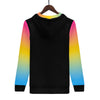 NerdyKeppie Soft Fade Lightweight Pan Pride Zip Up Hoodie. 