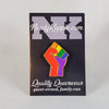 NerdyKeppie Solidarity Raised Fist Pride Enamel Pins. Raised fist Pride enamel pins from NerdyKeppie's first Kickstarter! Available in a wide selection of pride flags.