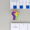 NerdyKeppie Solidarity Raised Fist Pride Enamel Pins. Raised fist Pride enamel pins from NerdyKeppie's first Kickstarter! Available in a wide selection of pride flags.