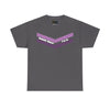 NerdyKeppie "Sounds Queer, I'm In" Cotton Queer Pride Tee Shirt. A unisex cotton tee shirt with a queer chevron design and the phrase "Sounds Queer, I'm In". This queer pride tee shirt has a classic fit.