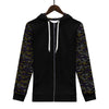 NerdyKeppie Source Code Lightweight Non-Binary Pride Zip Up Hoodie. 