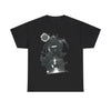 NerdyKeppie "Space Jammer" Alex Smith Original - Guest Artist Cotton Tee Shirt. A unisex cotton tee shirt by Alex Smith, an award winning artist/writer/musician whose work uses sci-fi and Afrofuturism to create rich and immersive worlds through a queer, body-positive lens. This design was created by Alex Smith and is sold exclusively through NerdyKeppie. 