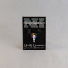 NerdyKeppie Proud to the Bone Deer Skull Pride Enamel Pins. A deer skull pride enamel pin for our Proud to the Bone project, wearing an adorable crown of flowers!