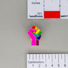 NerdyKeppie Solidarity Raised Fist Pride Enamel Pins. Raised fist Pride enamel pins from NerdyKeppie's first Kickstarter! Available in a wide selection of pride flags.