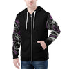 NerdyKeppie Splatter Wave Lightweight Ace Pride Zip Up Hoodie. 