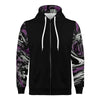 NerdyKeppie Splatter Wave Lightweight Ace Pride Zip Up Hoodie. 