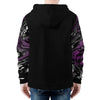 NerdyKeppie Splatter Wave Lightweight Ace Pride Zip Up Hoodie. 