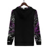 NerdyKeppie Splatter Wave Lightweight Ace Pride Zip Up Hoodie. 