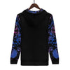 NerdyKeppie Splatter Wave Lightweight Bi Pride Zip Up Hoodie. 