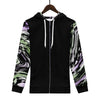 NerdyKeppie Splatter Wave Lightweight Genderqueer Pride Zip Up Hoodie. 