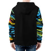 NerdyKeppie Splatter Wave Lightweight Pan Pride Zip Up Hoodie. 
