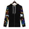 NerdyKeppie Splatter Wave Lightweight Progress Pride Zip Up Hoodie. 