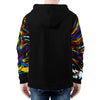 NerdyKeppie Splatter Wave Lightweight Progress Pride Zip Up Hoodie. 