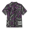 NerdyKeppie Splatterwave Unisex Cotton Hawaiian Short Sleeve Shirt. 