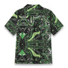 NerdyKeppie Splatterwave Unisex Cotton Hawaiian Short Sleeve Shirt. 