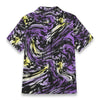 NerdyKeppie Splatterwave Unisex Cotton Hawaiian Short Sleeve Shirt. 
