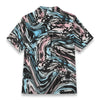 NerdyKeppie Splatterwave Unisex Cotton Hawaiian Short Sleeve Shirt. 