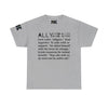 NerdyKeppie "Ally as a Verb" Cotton Tee Shirt. 