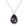 Star of David Oval Ace Pride Necklace