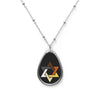 Star of David Oval Bear Necklace