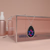 Star of David Oval Bi Pride Necklace