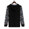NerdyKeppie Stencil Roses Lightweight Trans Pride Zip Up Hoodie. 