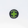 NerdyKeppie's Street Medic Embroidered Patch are stitched on black duck cloth and backed by sturdy vinyl fuse.