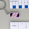 NerdyKeppie-"T4T" Mirrored Pride Keychain-Genderfluid