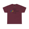 NerdyKeppie "That's Mrs. Faggot To You" Cotton Rainbow Gay Pride Tee Shirt. A unisex cotton tee shirt with a "That's Mrs. Faggot To You" design on it in rainbow pride colors. This gay pride tee shirt has a classic fit.