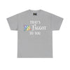 NerdyKeppie "That's Ms. Faggot To You" Cotton Rainbow Gay Pride Tee Shirt. A unisex cotton tee shirt with a "That's Ms. Faggot To You" design on it in rainbow pride colors. This gay pride tee shirt has a classic fit.
