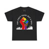 NerdyKeppie "The First Pride Was A Riot" Cotton More Color More Pride Tee Shirt. A unisex cotton tee shirt with a "The First Pride Was A Riot" design on it in Philly Pride colors. This More Color More Pride pride tee shirt has a classic fit.