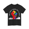 NerdyKeppie "The First Pride Was A Riot" Cotton More Color More Pride Tee Shirt. A unisex cotton tee shirt with a "The First Pride Was A Riot" design on it in Philly Pride colors. This More Color More Pride pride tee shirt has a classic fit.