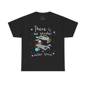 NerdyKeppie "There Is No Gender In Outer Space" - Nico Hornyak Original Cotton Tee Shirt. 
