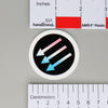 NerdyKeppie-Anti-Fascist Arrows Pride Sticker-Trans