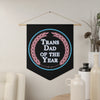NerdyKeppie "Trans Dad Of The Year" Transgender Pride Pennant. 
