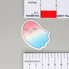 NerdyKeppie-L'il Ghosties Pride Ghost Sticker-Trans