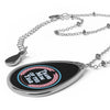 "Trans Mom of the Year" Oval Trans Pride Necklace