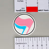 NerdyKeppie-Antifascist Flags Sticker-Trans Pride